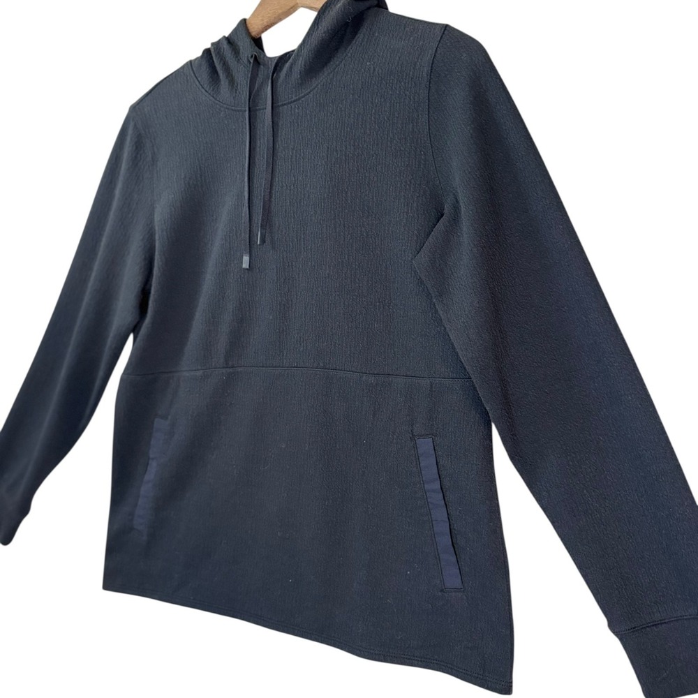 LL Bean Womens Pullover Hoodie Sweatshirt S‎ Black Performance Athleisure Gorp - Picture 3 of 8